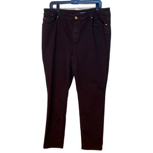 Chico's Platinum Jegging, Chocolate Brown, Size 3